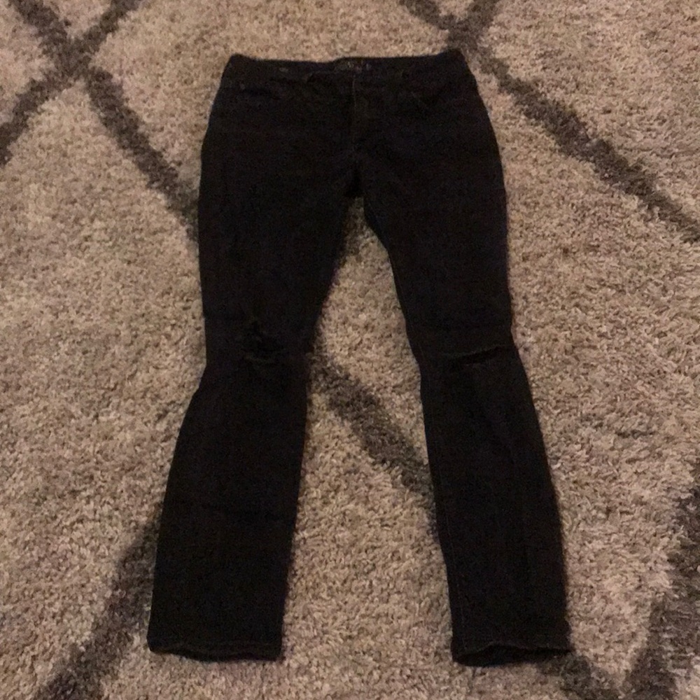 Lucky brand black jeans size 2/26 “Lolita skinny”